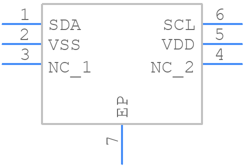 SHT25 - Sensirion - PCB symbol