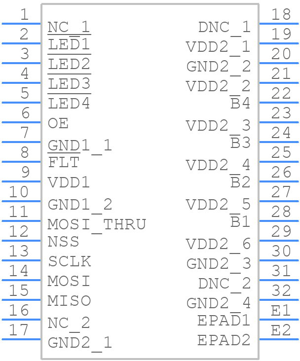 Si83408ADA-IF - Silicon Labs - PCB symbol