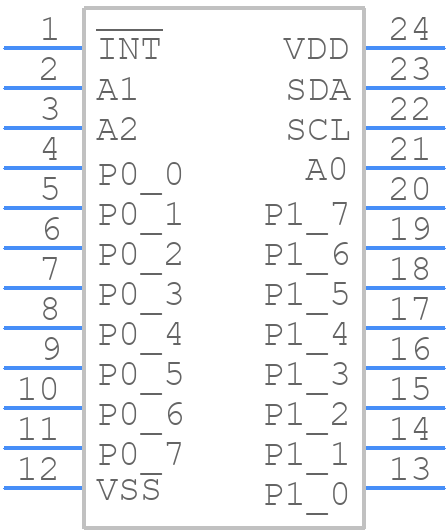 PCAL9555APW,118 - NXP - PCB symbol