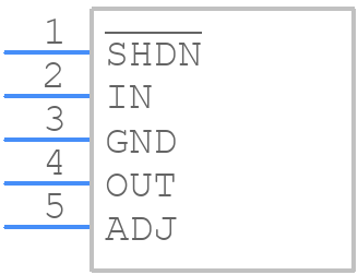 LT1963AET#06PBF - Analog Devices - PCB symbol