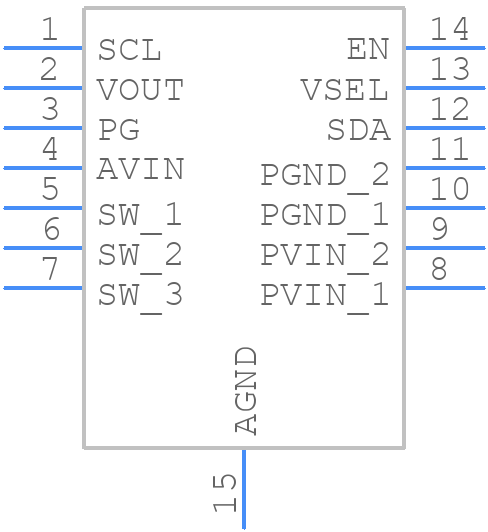 NCV6357MTWATXG - onsemi - PCB symbol