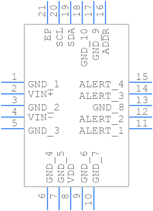MCP9600-I/MX - Microchip - PCB symbol