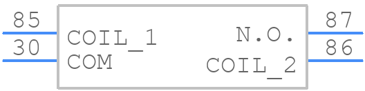 303-1AH-C-R1-U01-12VDC - Song Chuan - PCB symbol