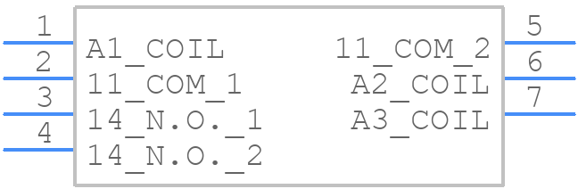 RTS3LA12 - TE Connectivity - PCB symbol
