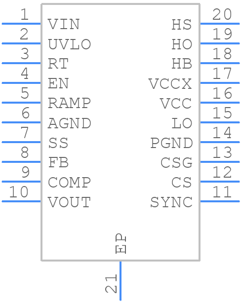 LM5118Q1MH/NOPB - Texas Instruments - PCB symbol