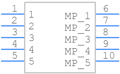 DX4R005H91 - JAE - PCB symbol