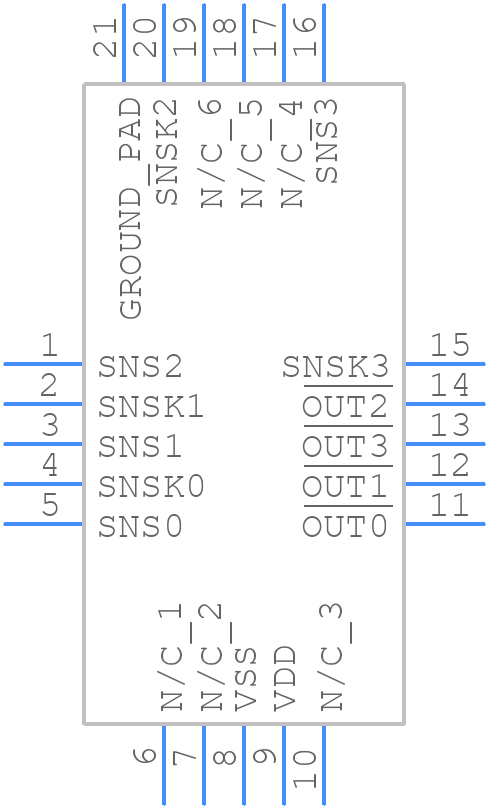 AT42QT1040-MMH - Microchip - PCB symbol