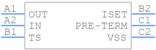 BQ25100AYFPT - Texas Instruments - PCB symbol