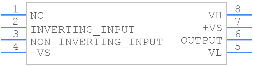 OPA698ID - Texas Instruments - PCB symbol