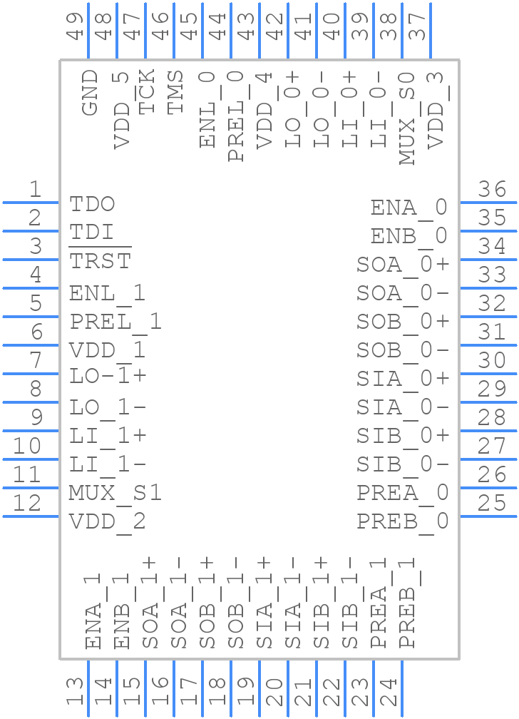 SCAN15MB200TSQ/NOPB - Texas Instruments - PCB symbol