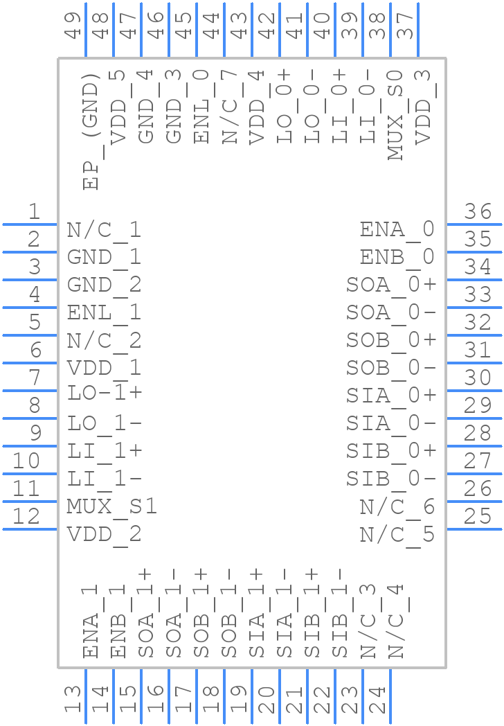 DS08MB200TSQ/NOPB - Texas Instruments - PCB symbol