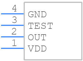 MLX91217LVA-ACA-003-BU - Melexis - PCB symbol