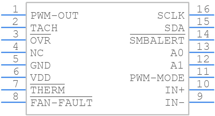 AMC6821SQDBQRQ1 - Texas Instruments - PCB symbol