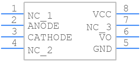 HCPL-4503-300E - Avago Technologies - PCB symbol