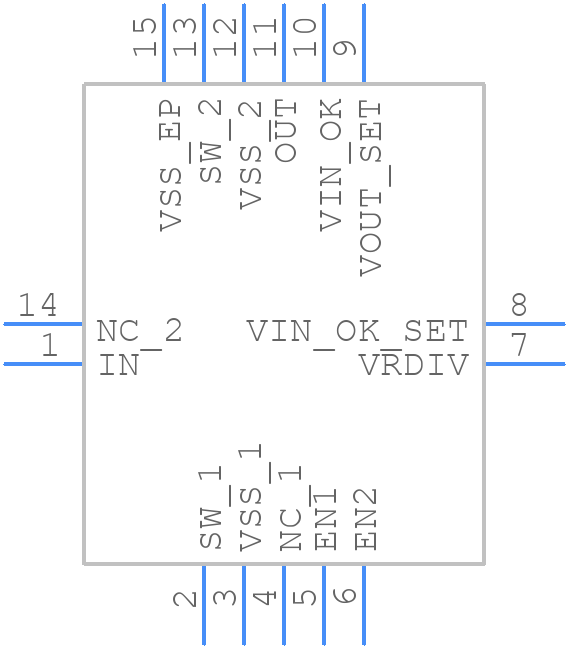 TPS62737RGYT - Texas Instruments - PCB symbol