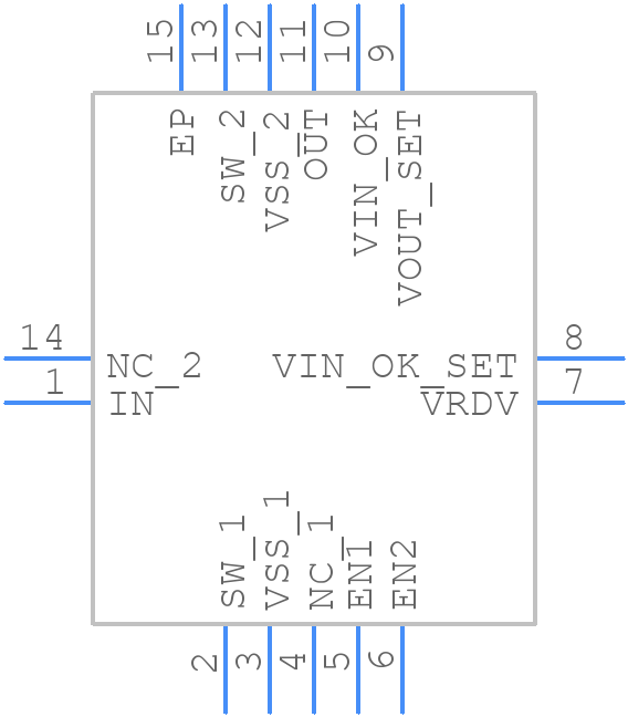 TPS62737RGYR - Texas Instruments - PCB symbol