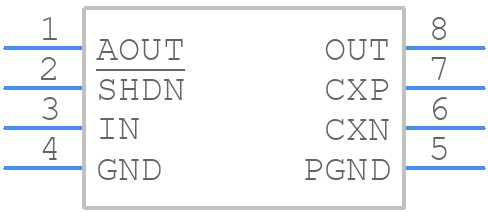 MAX1595EUA50 - Analog Devices - PCB symbol
