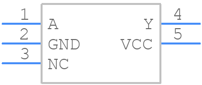 MC74VHC1G50P5T5G - onsemi - PCB symbol