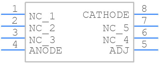 LM336BDG4-2-5 - Texas Instruments - PCB symbol