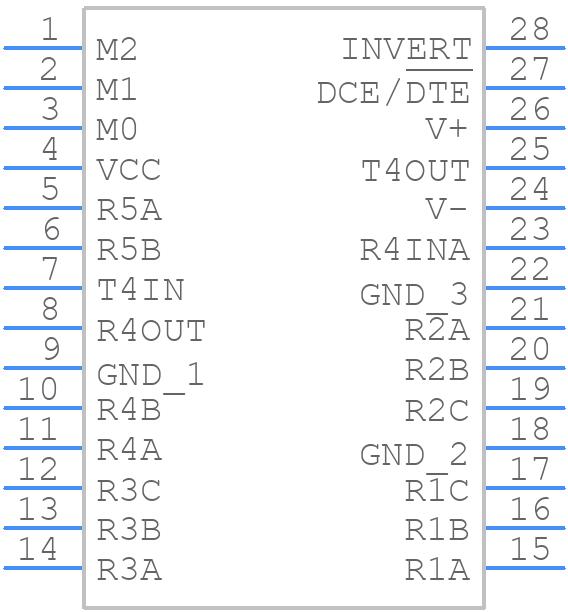 MAX3172CAI+ - Analog Devices - PCB symbol