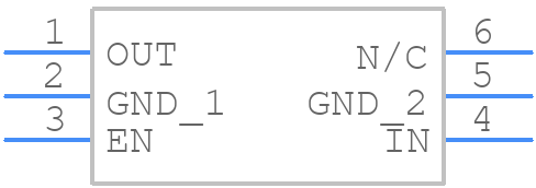 SIP32411DR-T1-GE3 - Vishay - PCB symbol