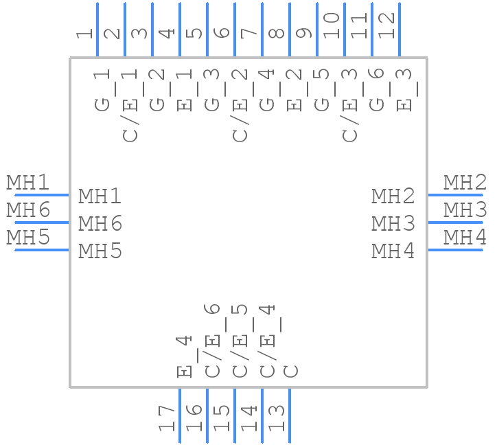 BSM50GD120DN2 - Infineon - PCB symbol