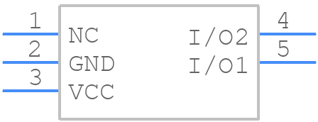 SP3003-02JTG - LITTELFUSE - PCB symbol