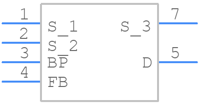 LNK304GN - Power Integrations - PCB symbol