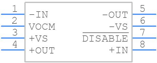 ADA4940-1ARZ - Analog Devices - PCB symbol