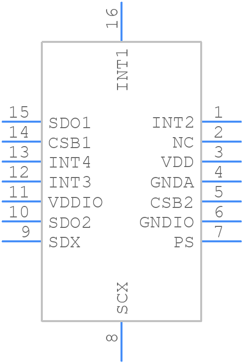 BMI055 - BOSCH - PCB symbol
