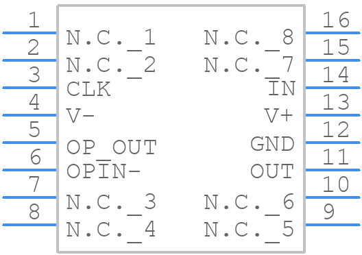MAX293EWE+ - Analog Devices - PCB symbol
