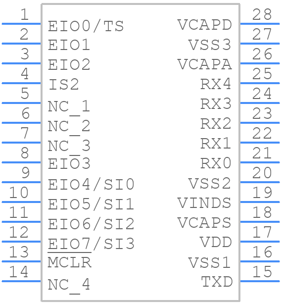 MGC3030-I/SS - Microchip - PCB symbol