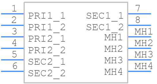 FL6/9 - BLOCK - PCB symbol