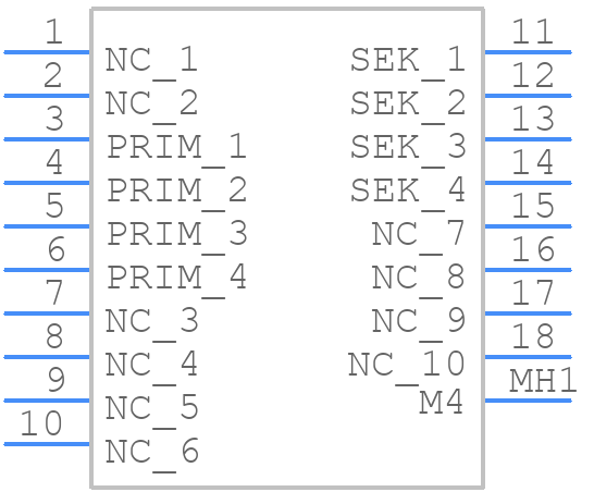 70021K - talema - PCB symbol