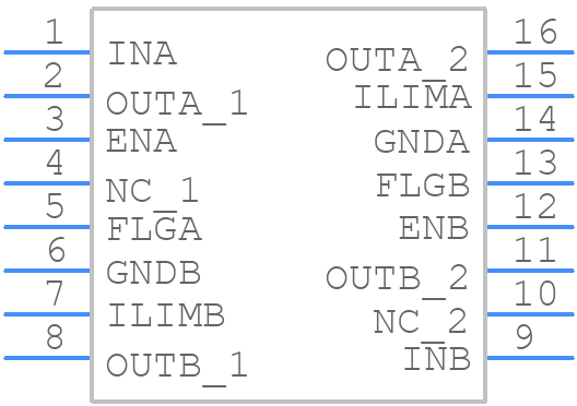 MIC2547-2YTS-TR - Microchip - PCB symbol