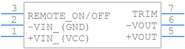 TEN 25-2411WI - Traco Power - PCB symbol