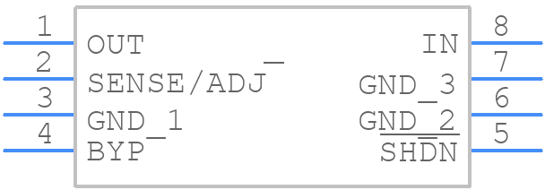 LT1763IS8-3.3#PBF - Analog Devices - PCB symbol