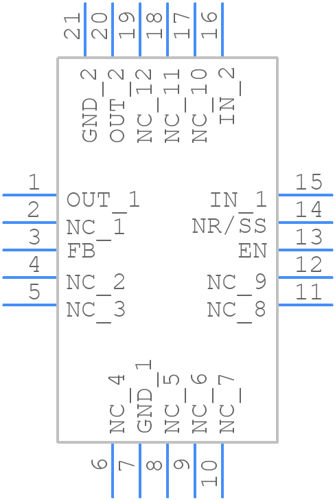 TPS7A3301RGWR - Texas Instruments - PCB symbol