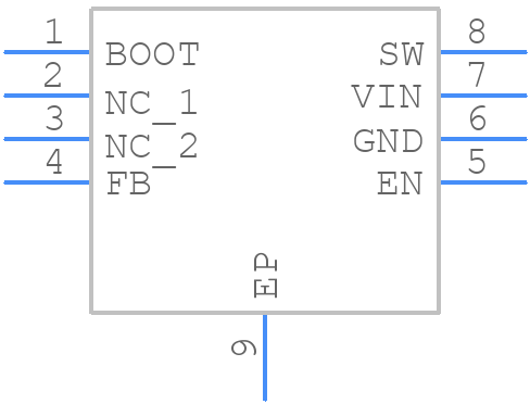 LM22676MRX-5.0/NOPB - Texas Instruments - PCB symbol