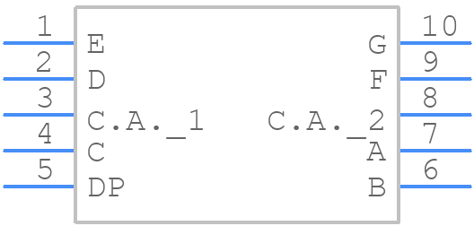 SA56-11EWA - Kingbright - PCB symbol