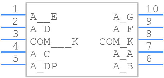 LDS-HTC514RI - Lumex - PCB symbol