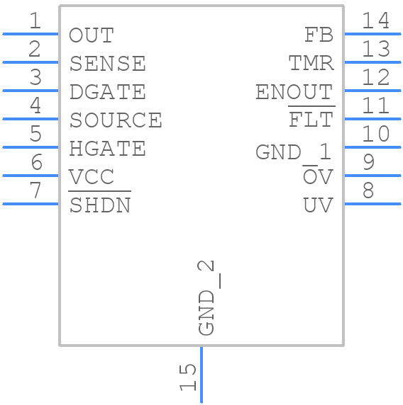 LTC4364HDE-2#TRPBF - Analog Devices - PCB symbol