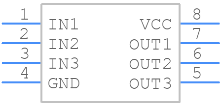 DS1135LZ-12+ - Analog Devices - PCB symbol