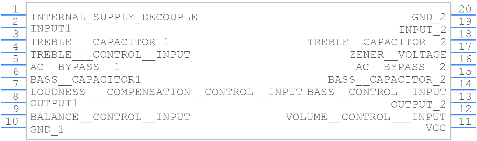 LM1036N/NOPB - Texas Instruments - PCB symbol
