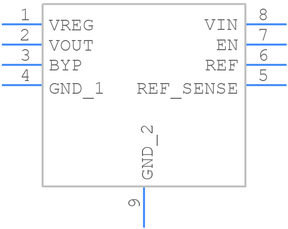 ADM7154ACPZ-1.8-R7 - Analog Devices - PCB symbol
