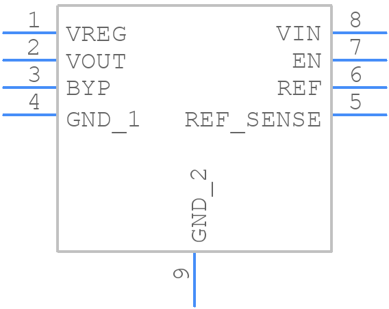 ADM7154ARDZ-1.2-R7 - Analog Devices - PCB symbol