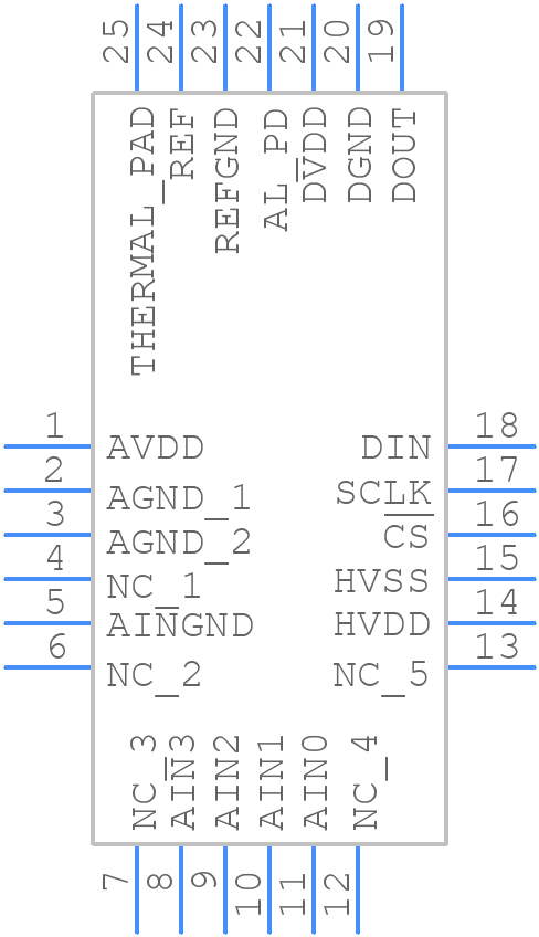 ADS8638SRGET - Texas Instruments - PCB symbol