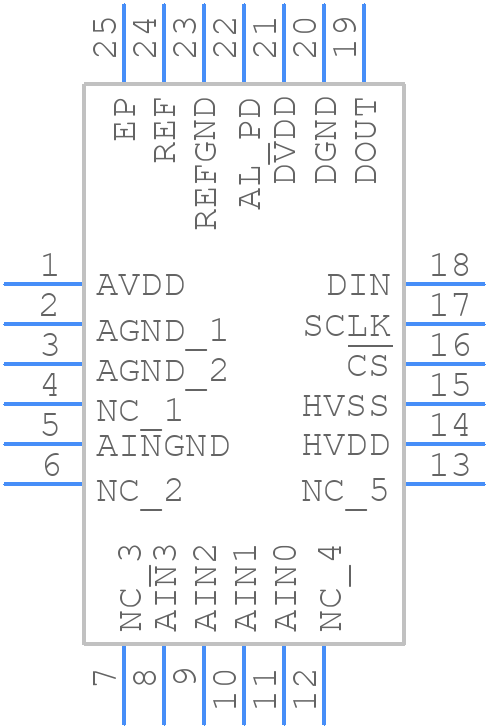 ADS8634SRGER - Texas Instruments - PCB symbol