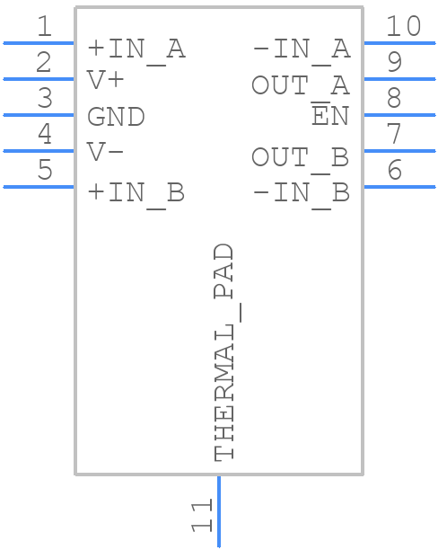 OPA1622IDRCR - Texas Instruments - PCB symbol