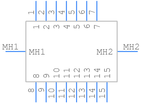 09693909014 - HARTING - PCB symbol